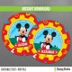 Mickey Mouse Clubhouse Birthday Favor Tags